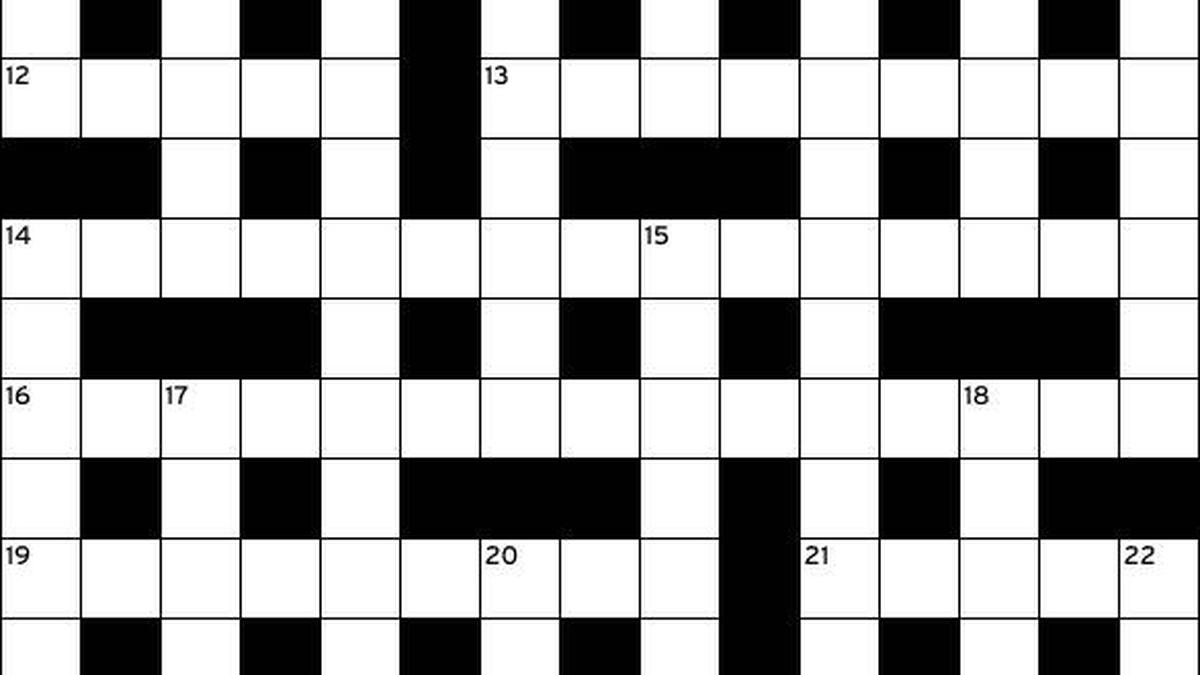 The Hindu Crossword No. 2663 The Hindu